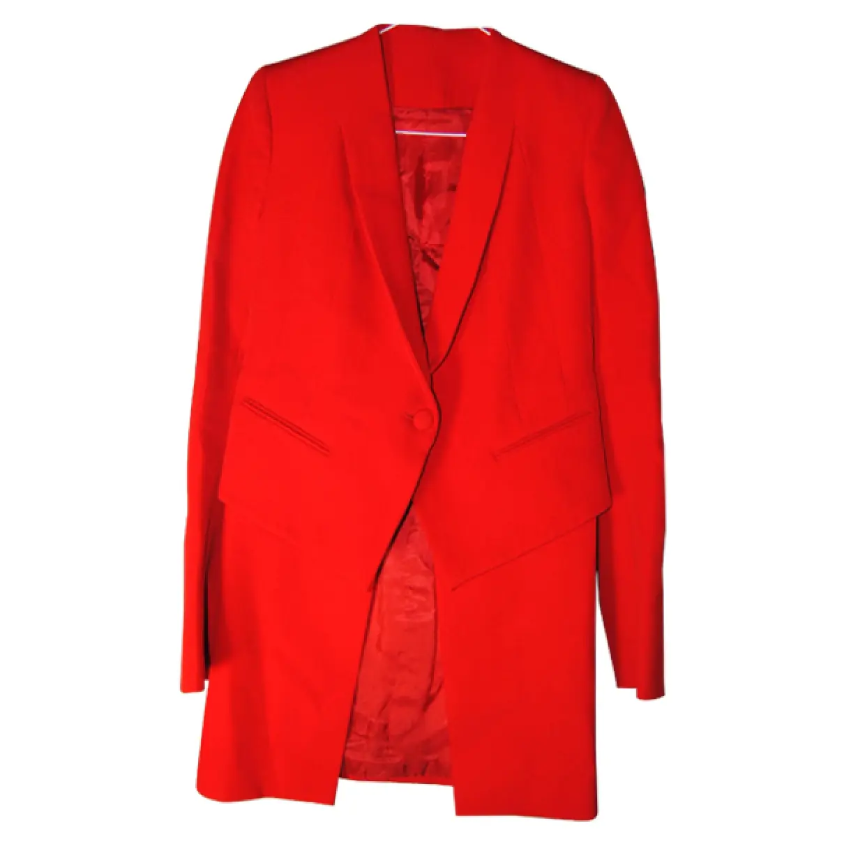 Red Cotton Coat Givenchy