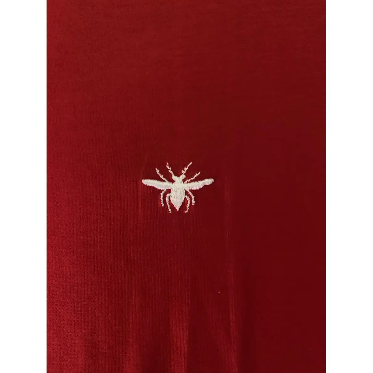 Red Cotton T-shirt Dior Homme