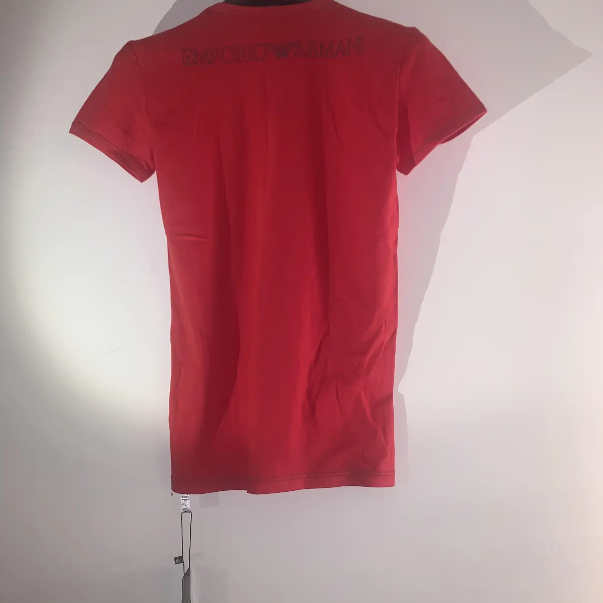 Buy Emporio Armani Red Cotton T-shirt online