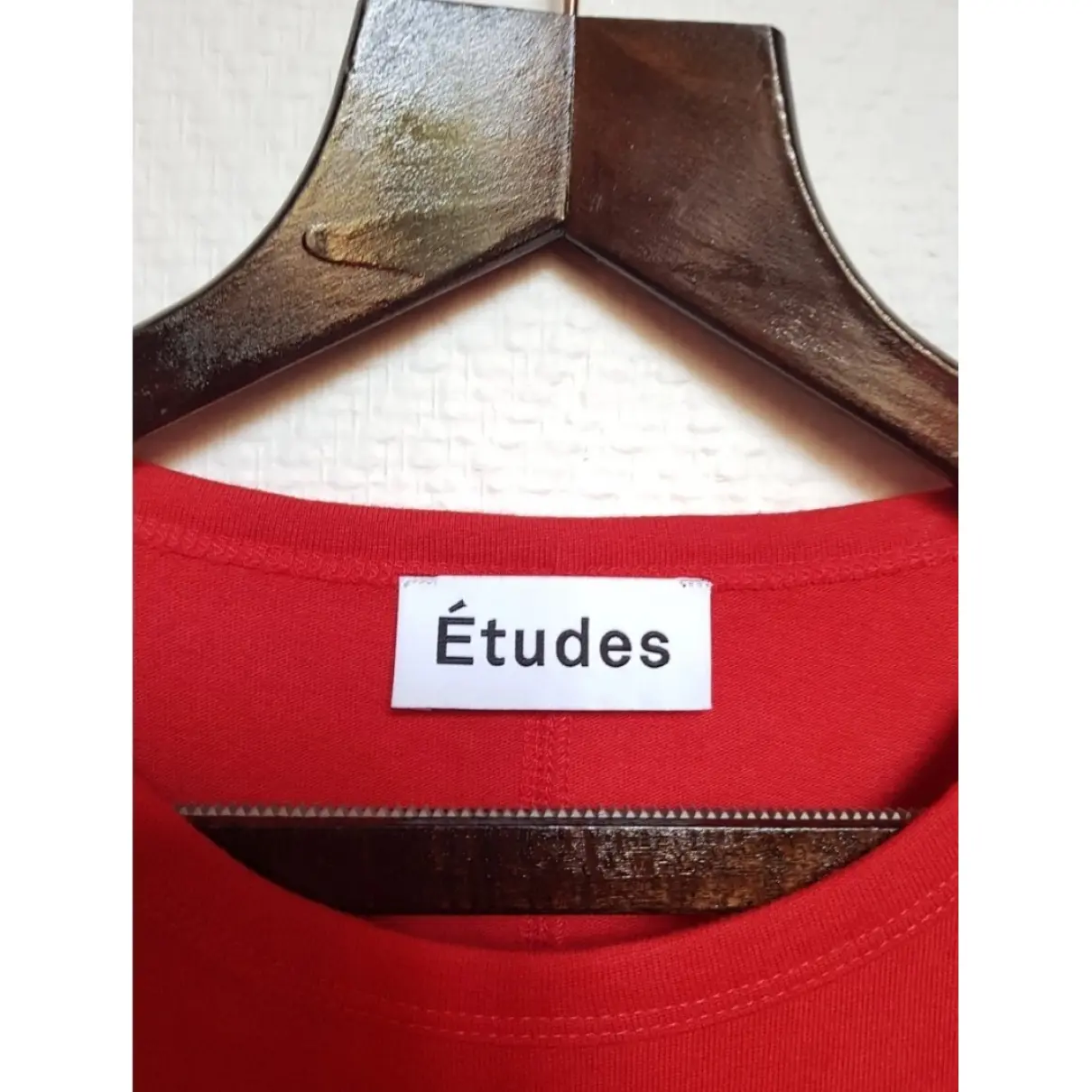 Buy Études Studio Red Cotton T-shirt online