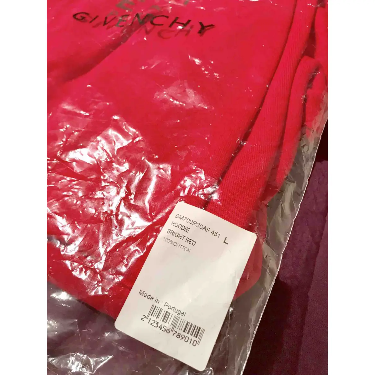 Red Cotton Knitwear & Sweatshirt Givenchy