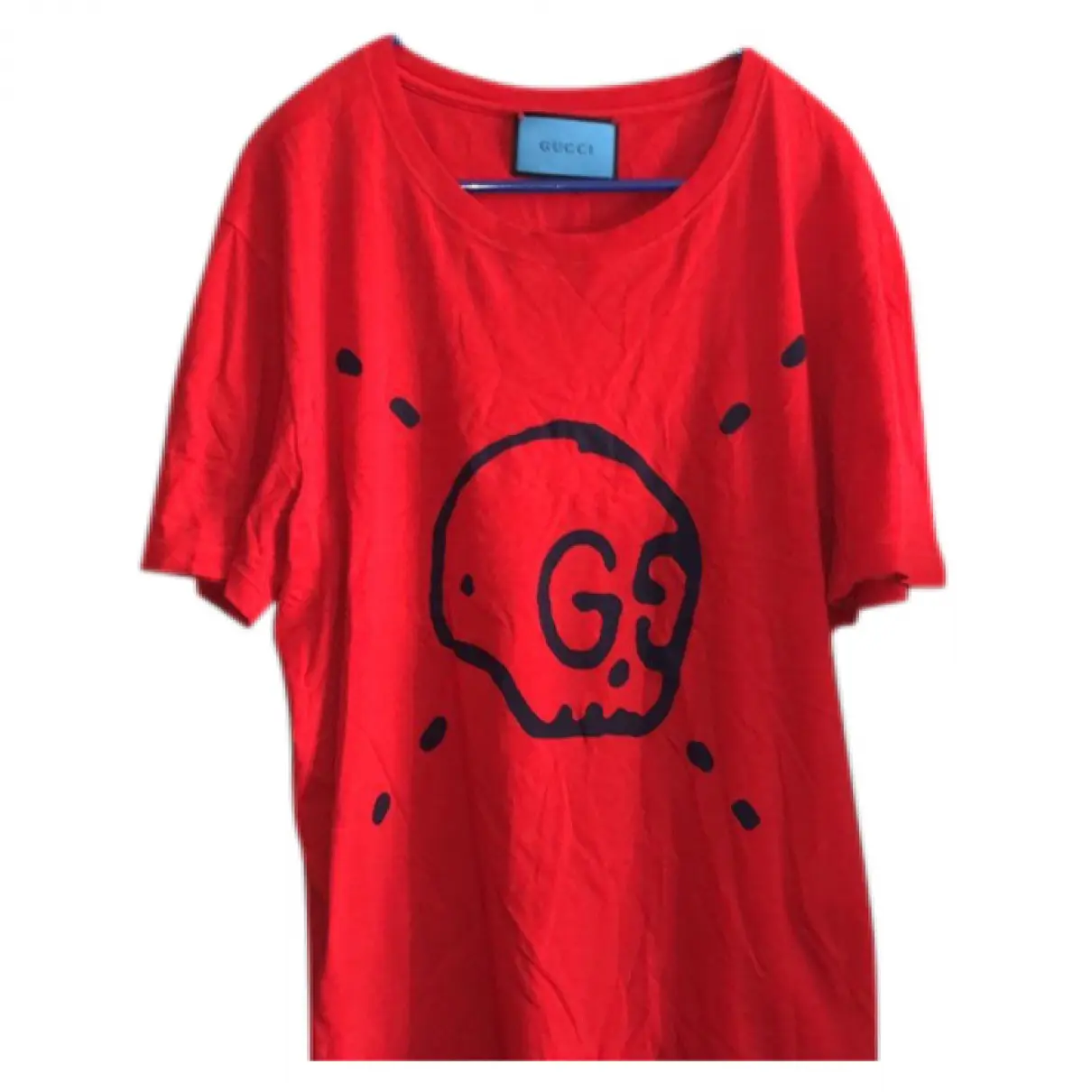 Red Cotton T-shirt Gucci