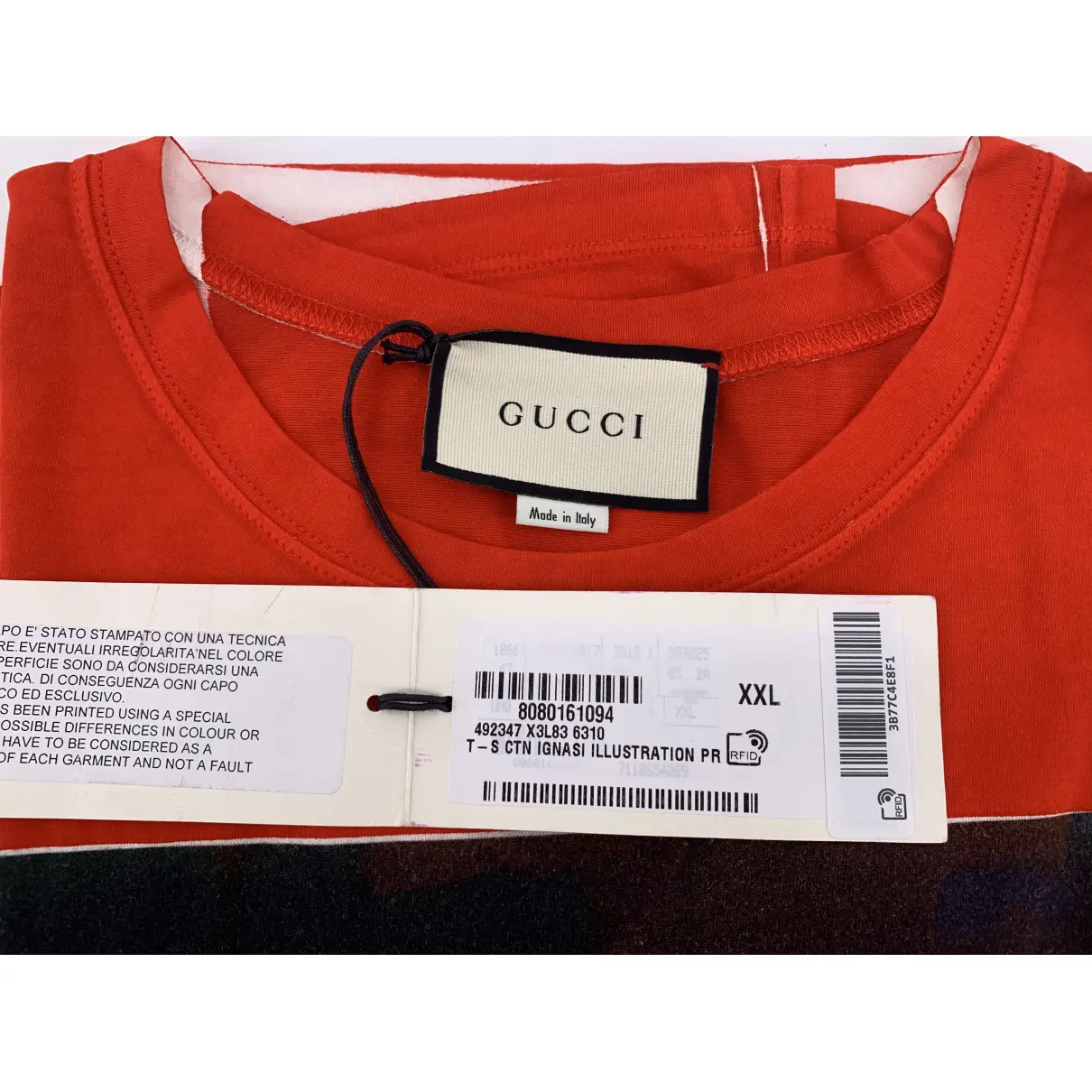 Red Cotton Top Gucci
