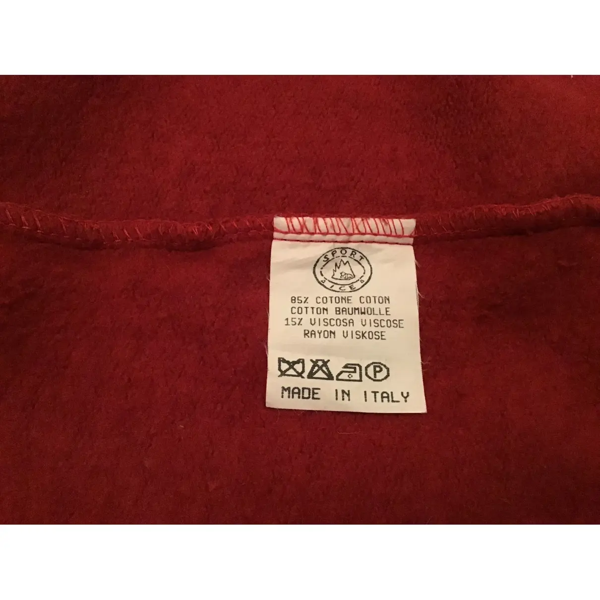 Red Cotton Knitwear & Sweatshirt Iceberg - Vintage