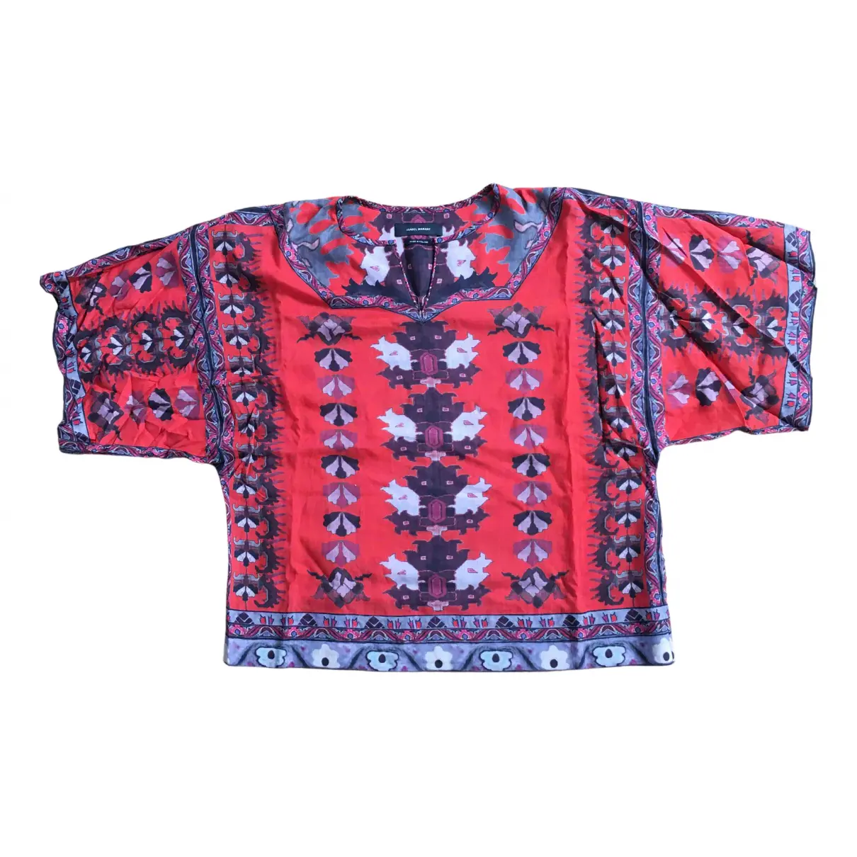 Red Cotton Top Isabel Marant