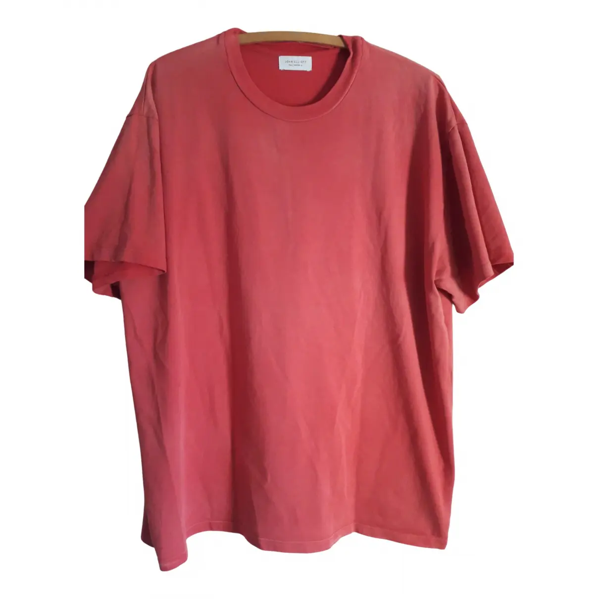 Red Cotton T-shirt John Elliott