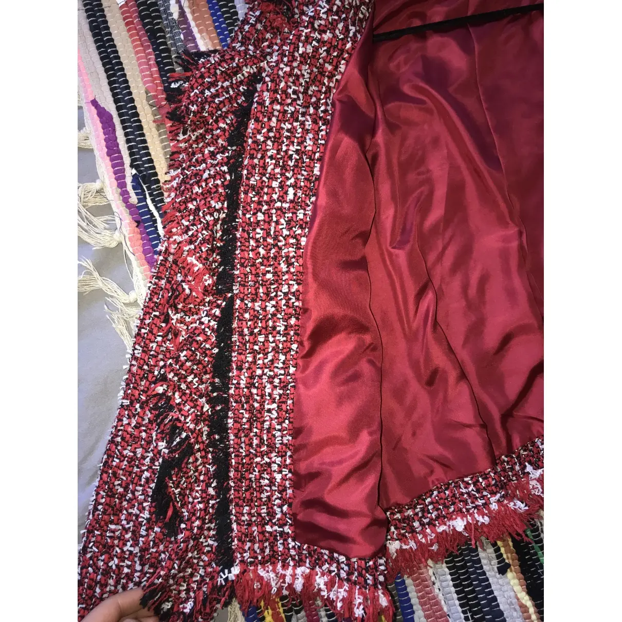Red Cotton Jacket Lanvin