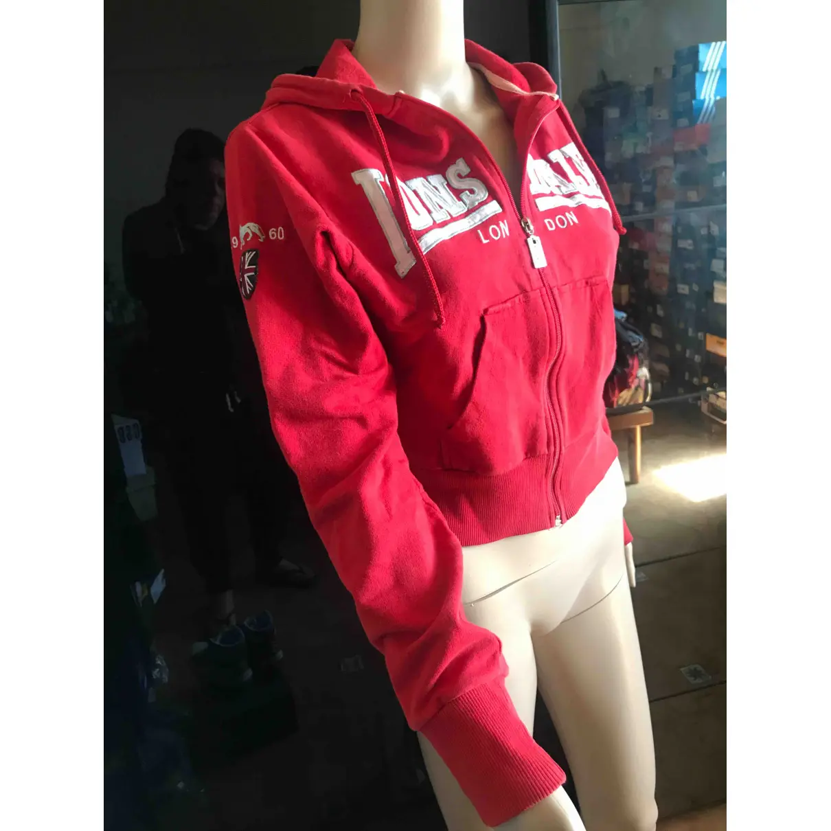 Buy Lonsdale Red Cotton Knitwear online