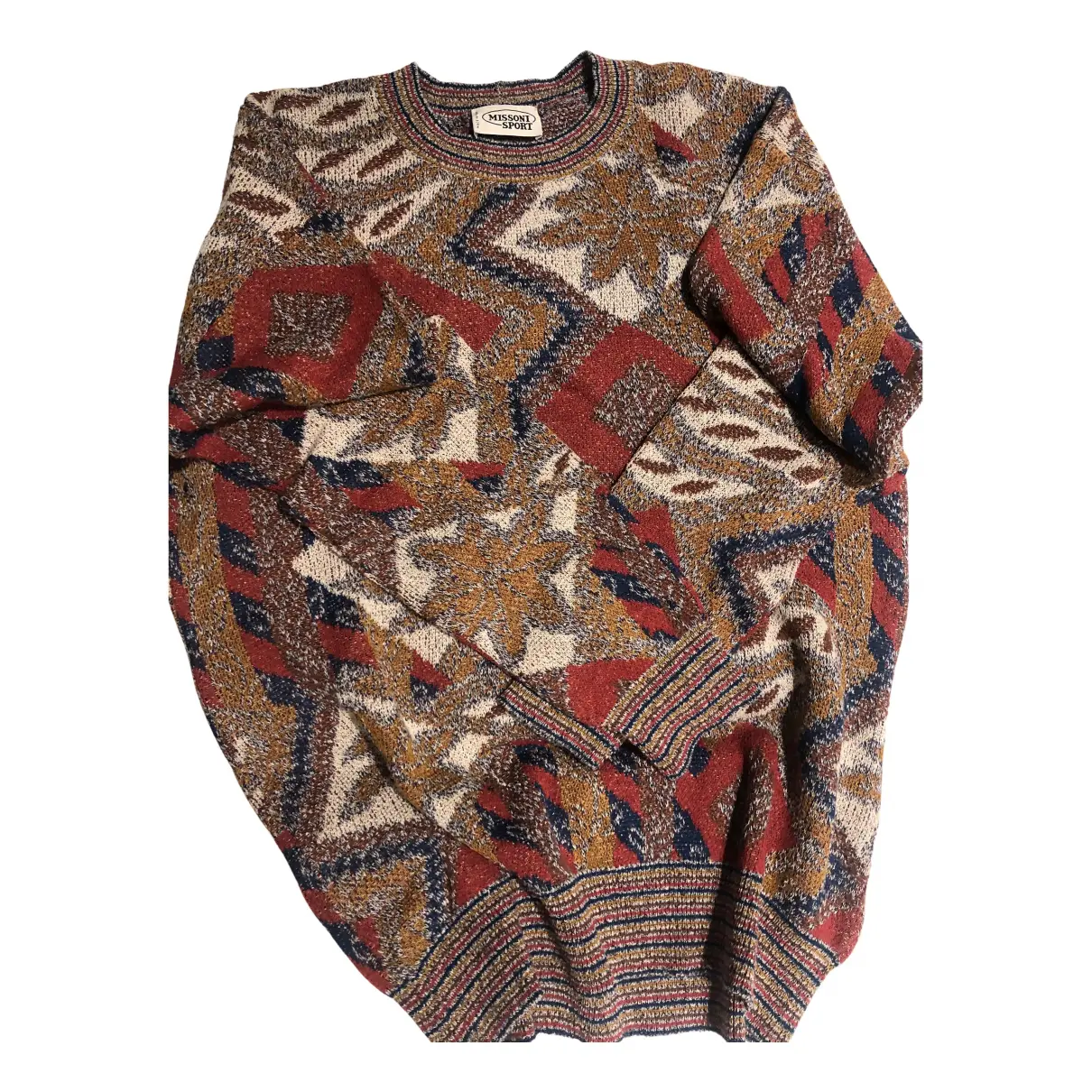 Red Cotton Knitwear & Sweatshirt Missoni - Vintage