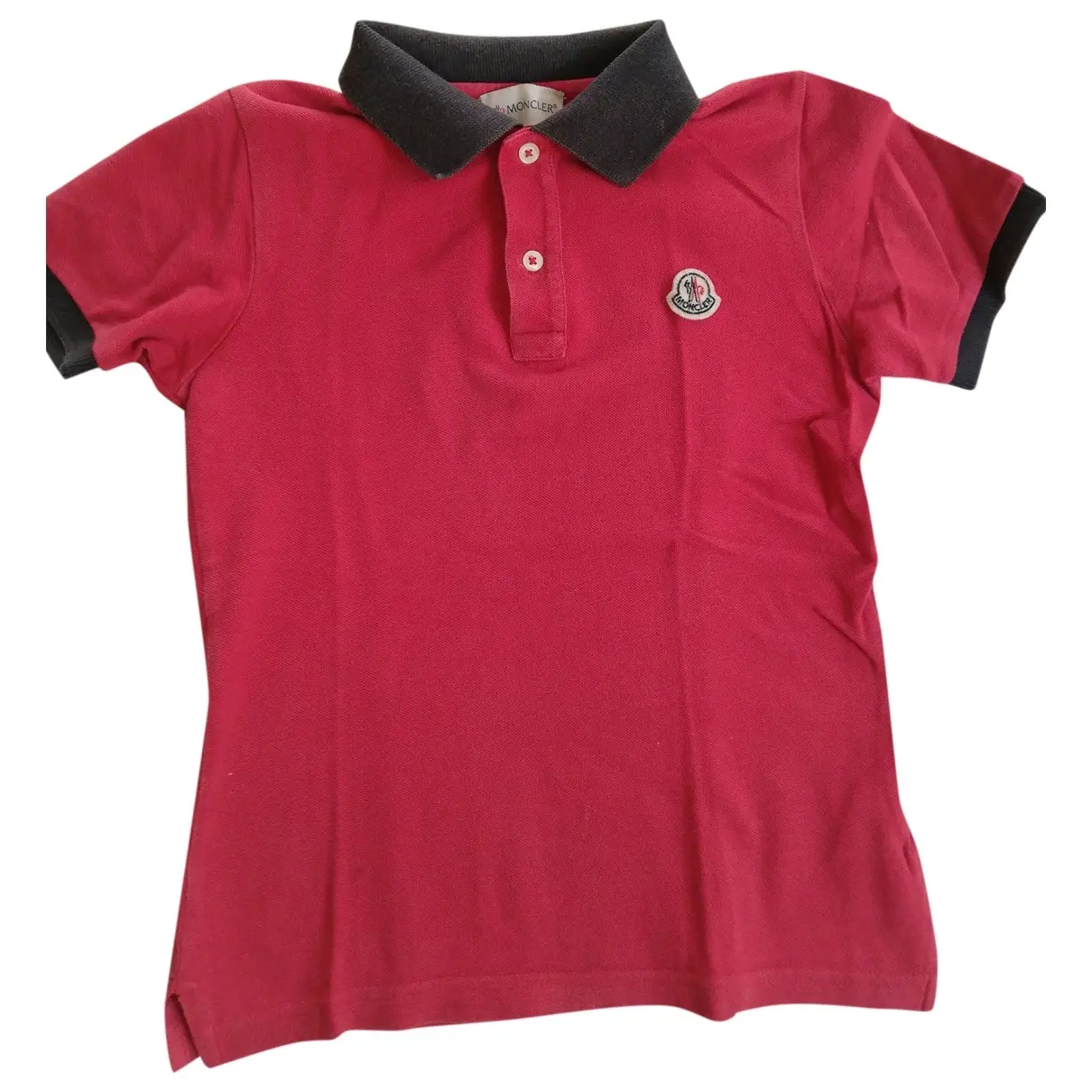 Red Cotton Top Moncler