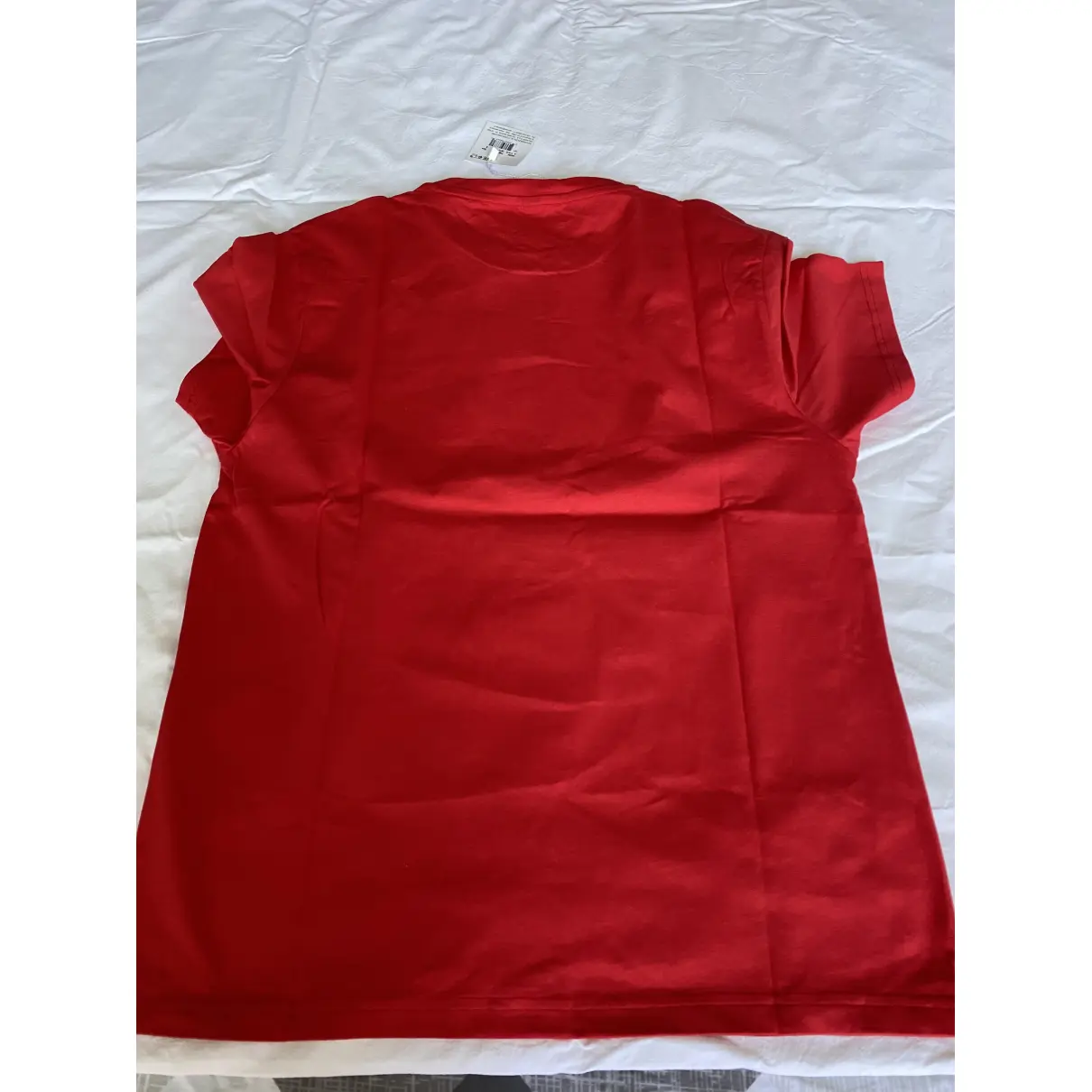 Red Cotton Top Moschino