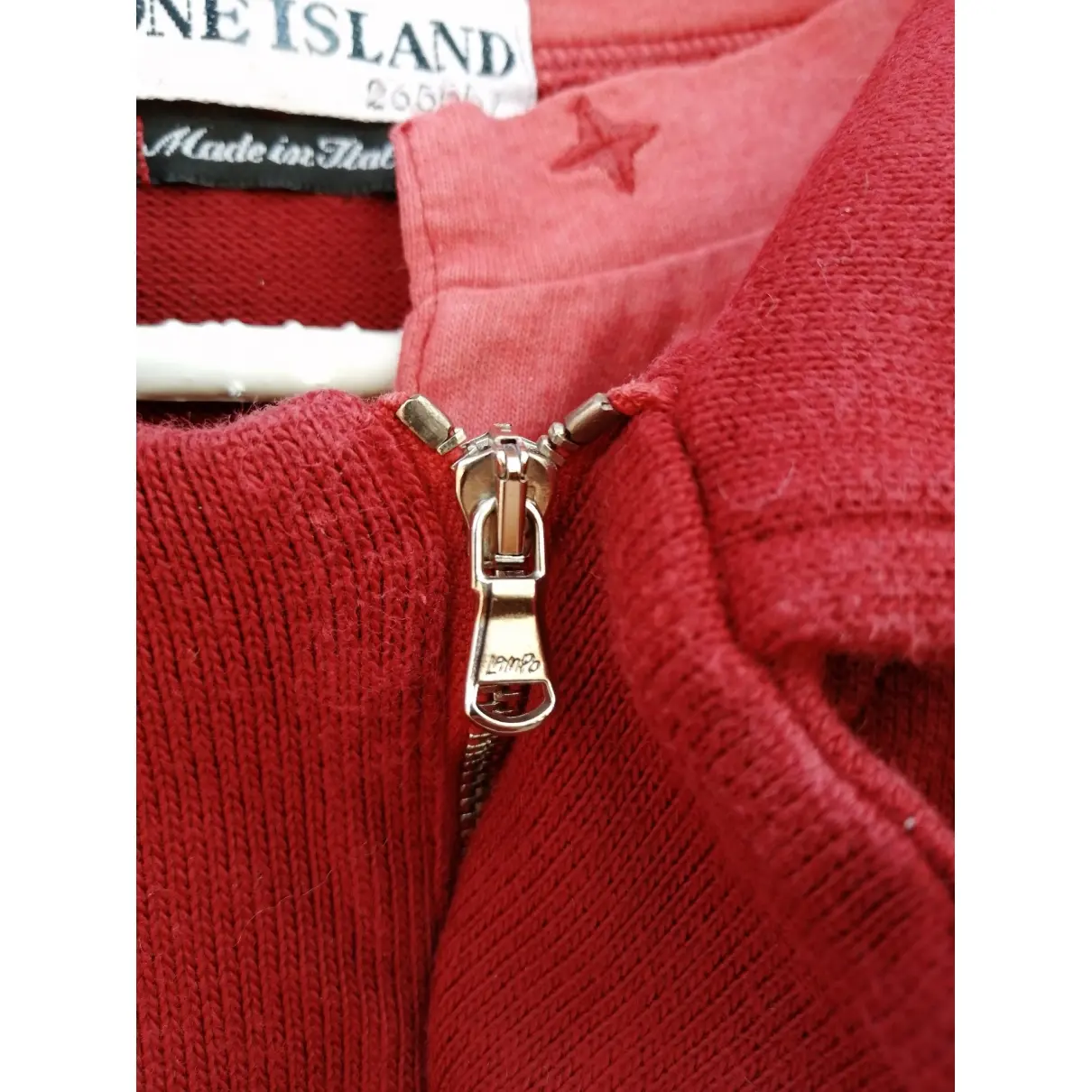 Red Cotton Knitwear & Sweatshirt Stone Island