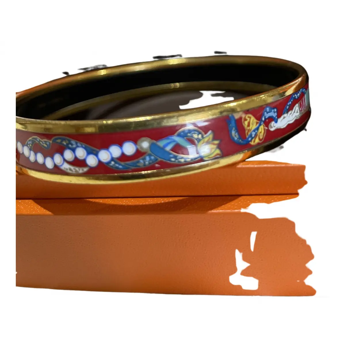 Buy Hermès Red Gold plated Bracelet online