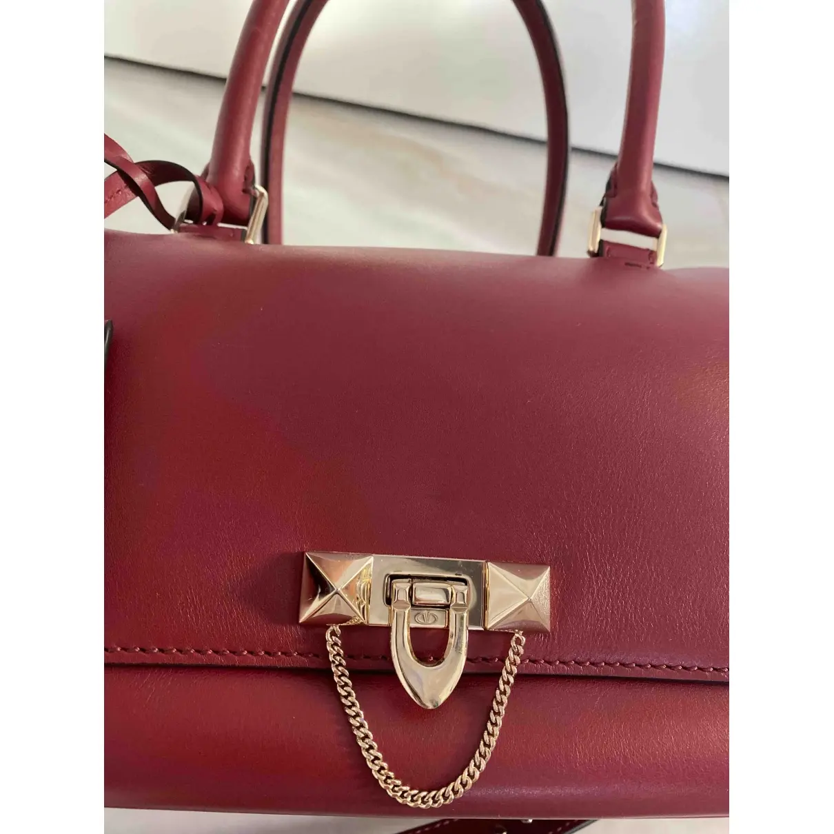 All over chain  leather handbag Valentino Garavani