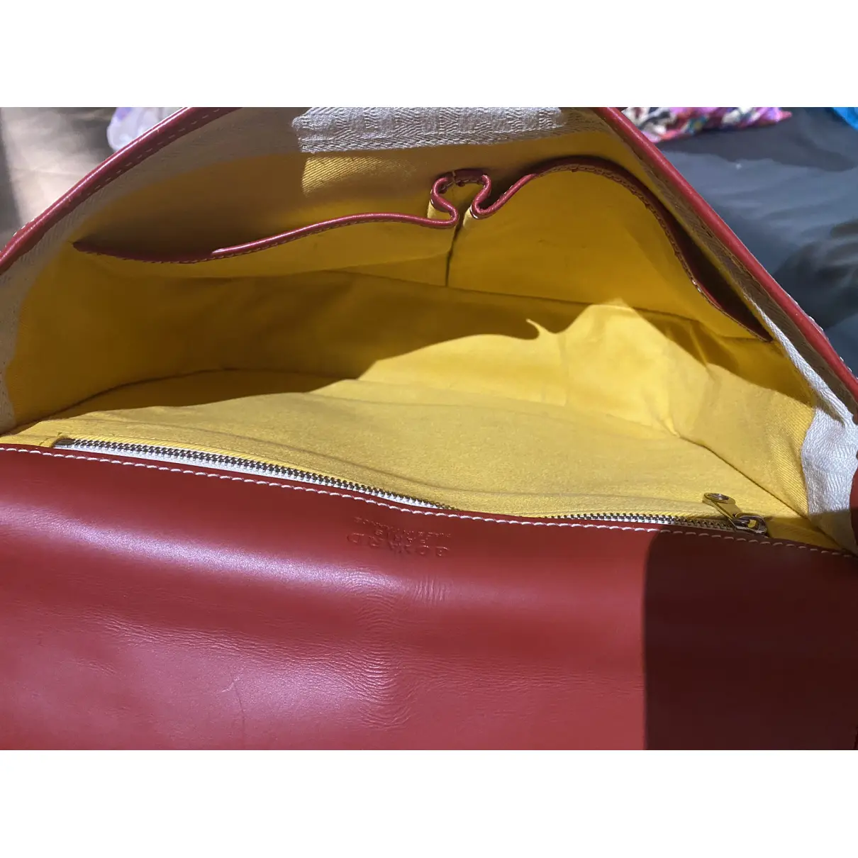 Belvedère leather bag Goyard