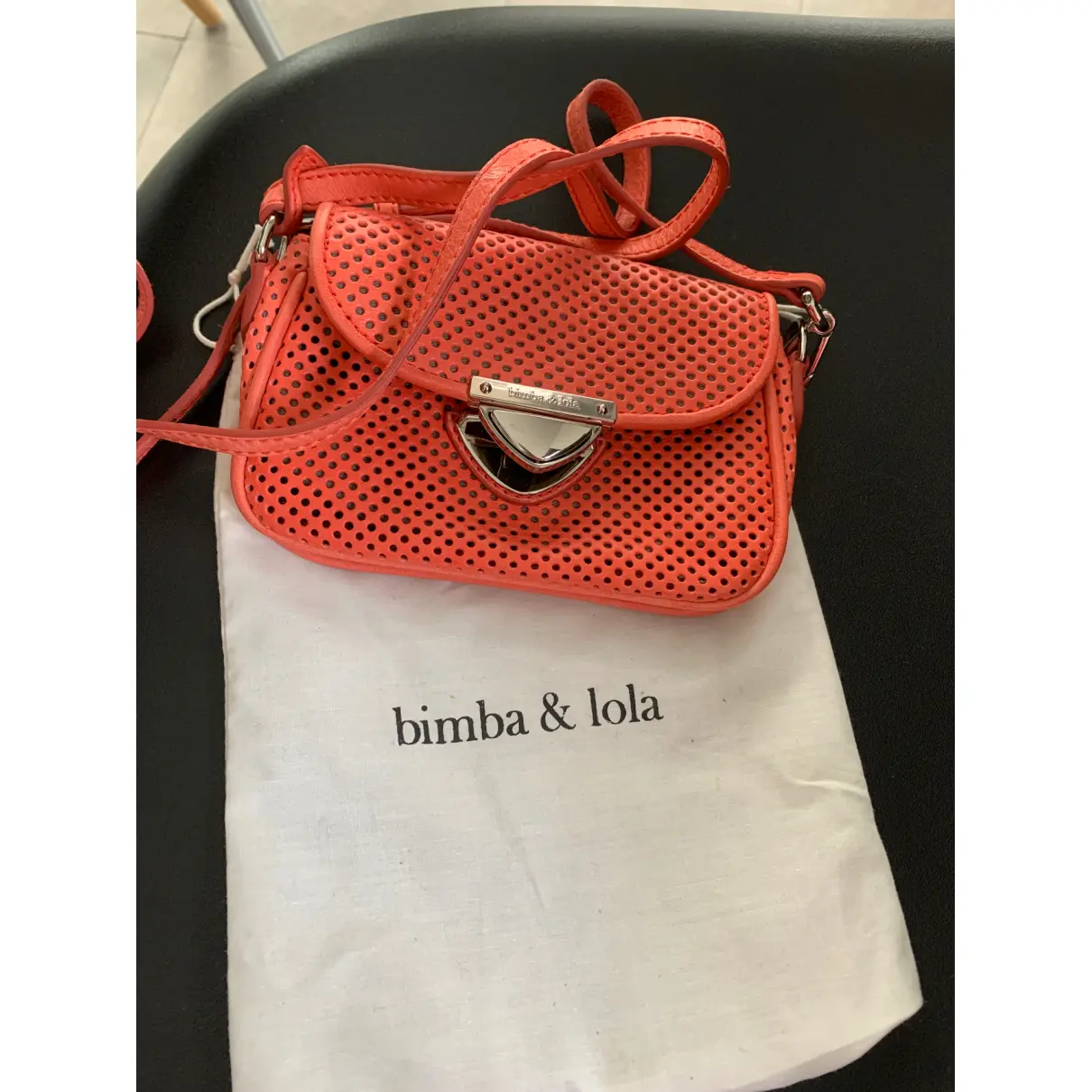 Leather handbag Bimba y Lola