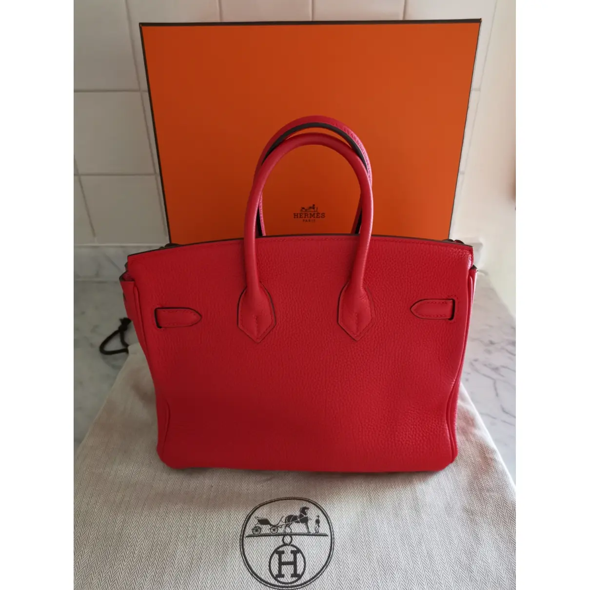 Buy Hermès Birkin 25 leather handbag online