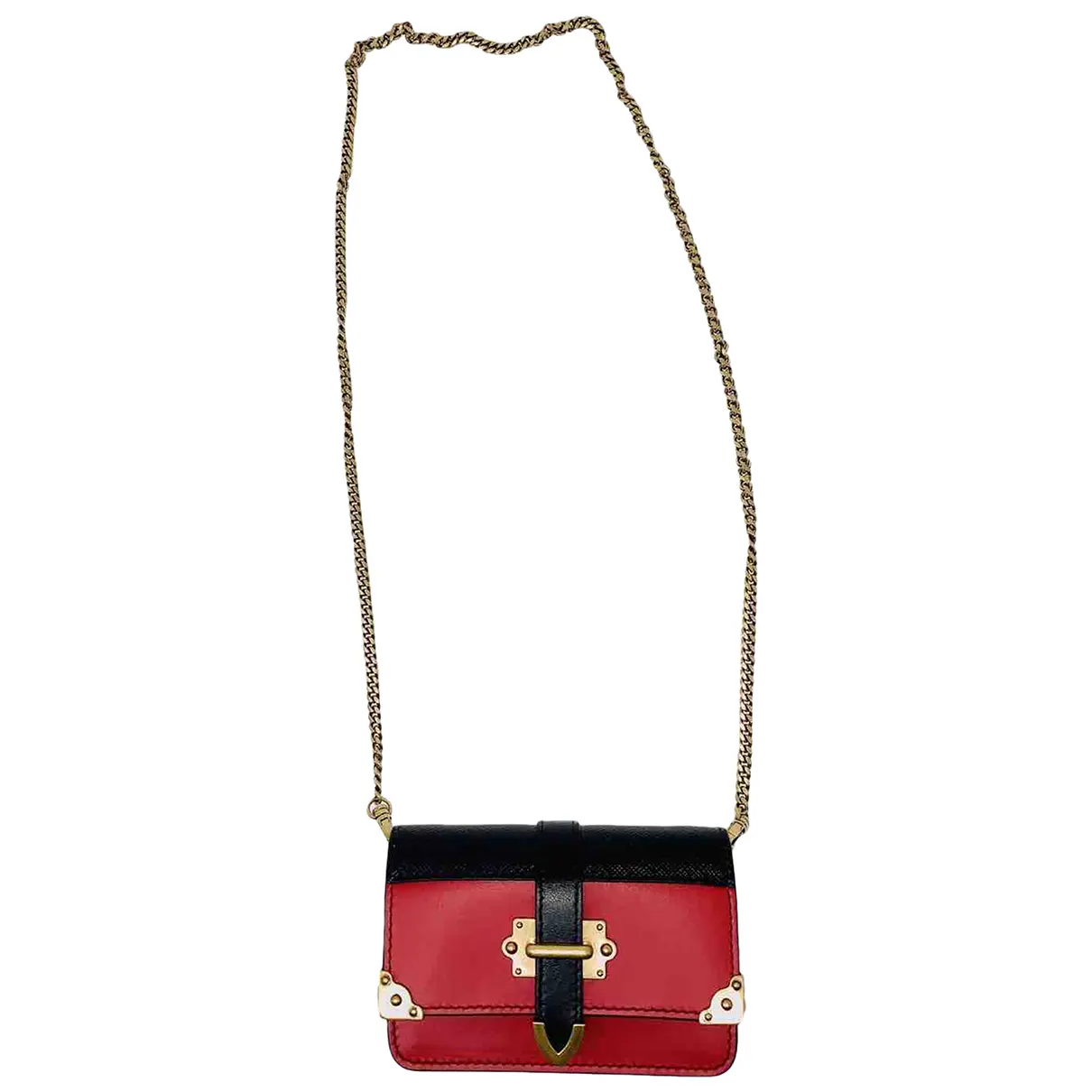 Cahier Chain leather handbag Prada
