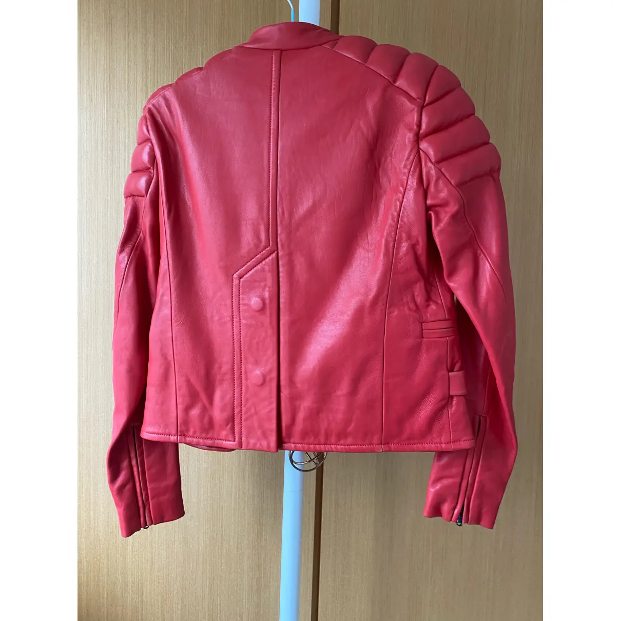 Buy Carven Leather biker jacket online