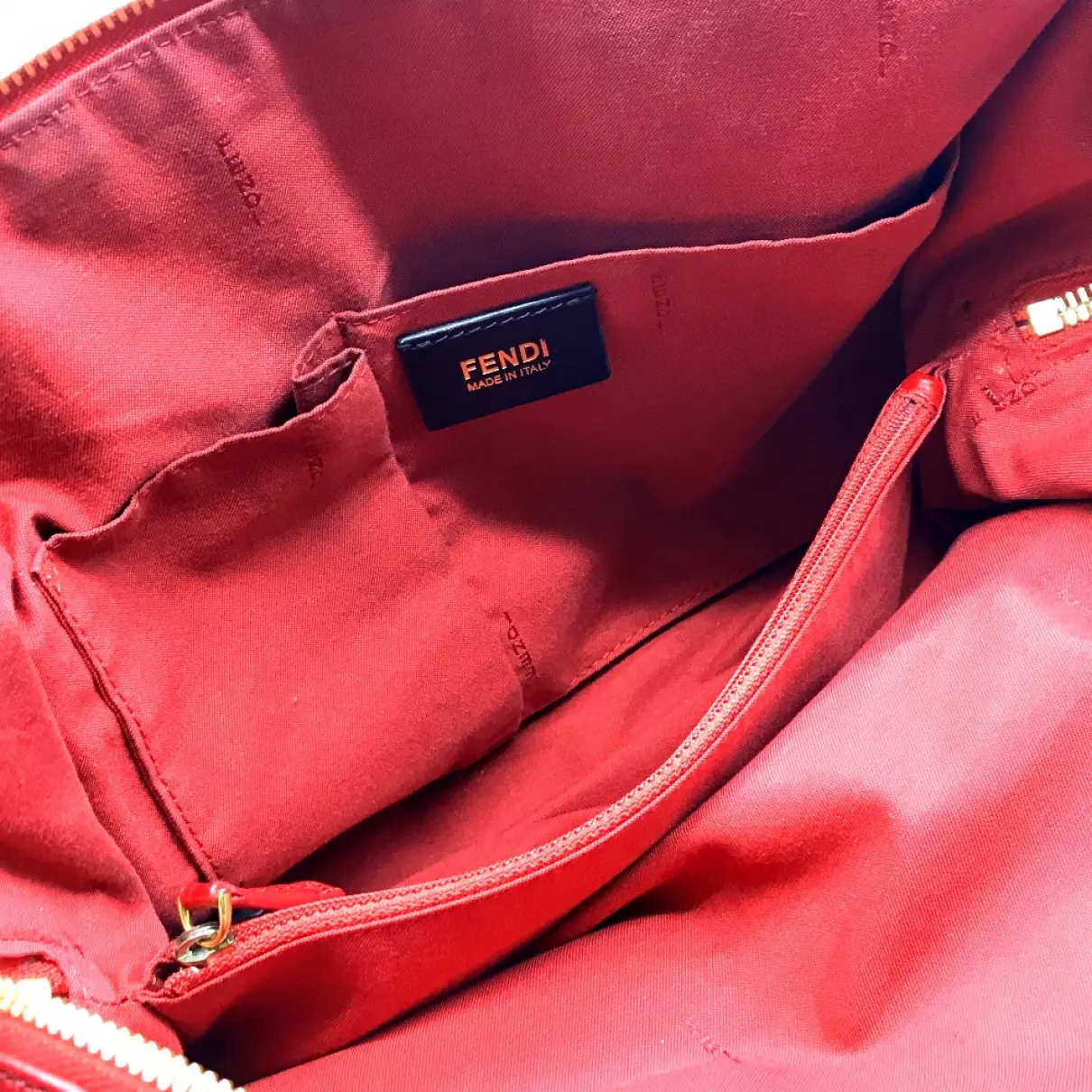 Chameleon leather handbag Fendi - Vintage