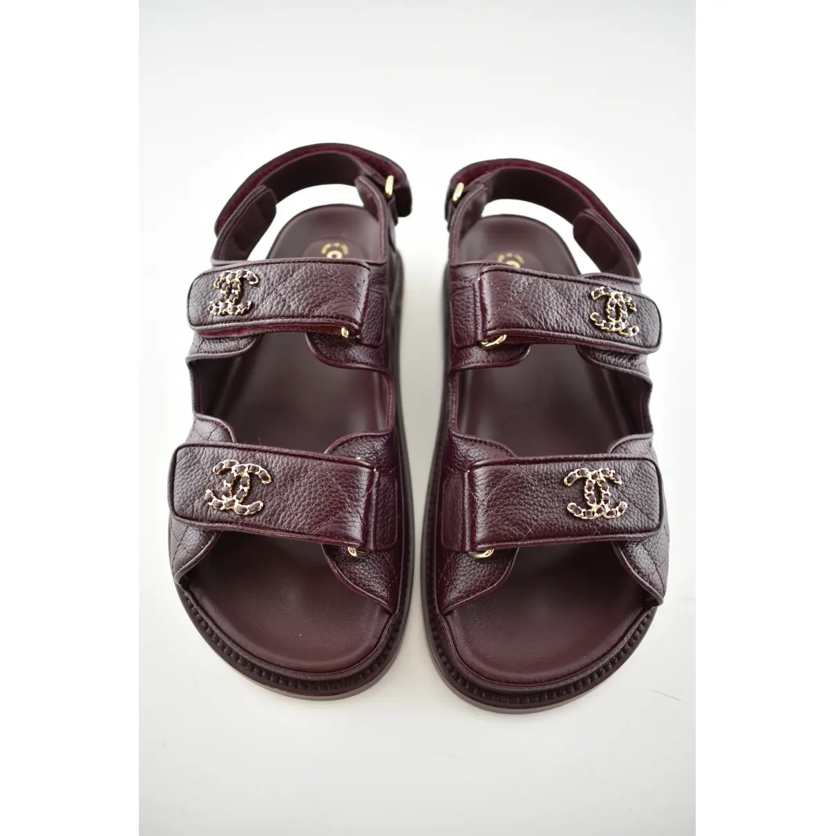 Leather sandals Chanel