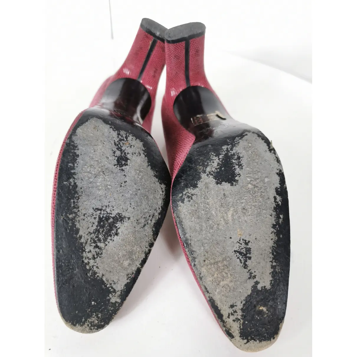 Leather heels Charles Jourdan