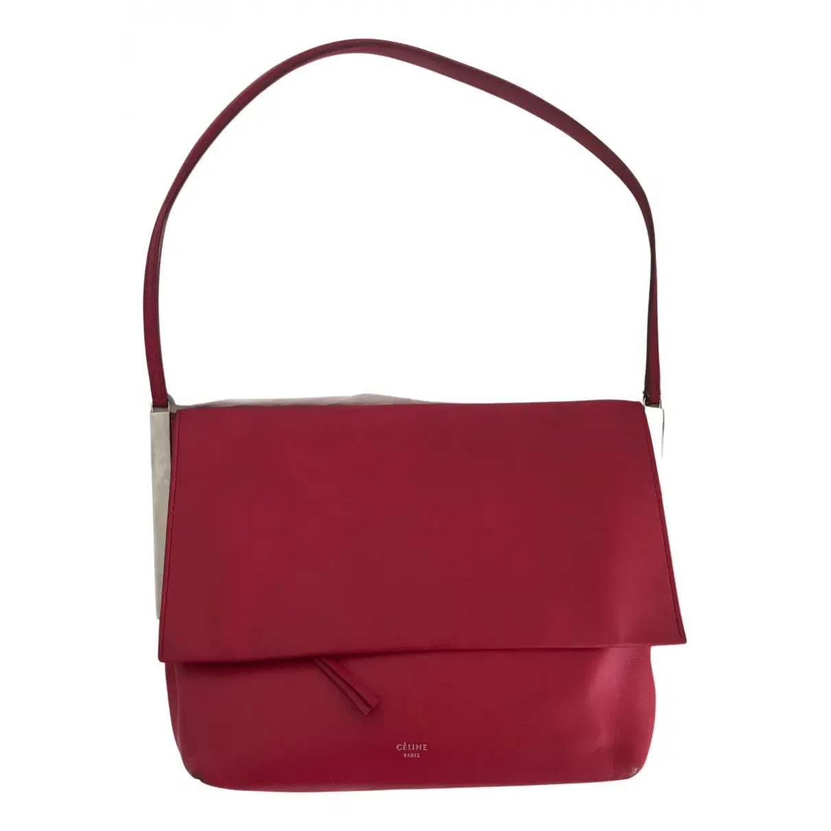 Clasp leather handbag Celine