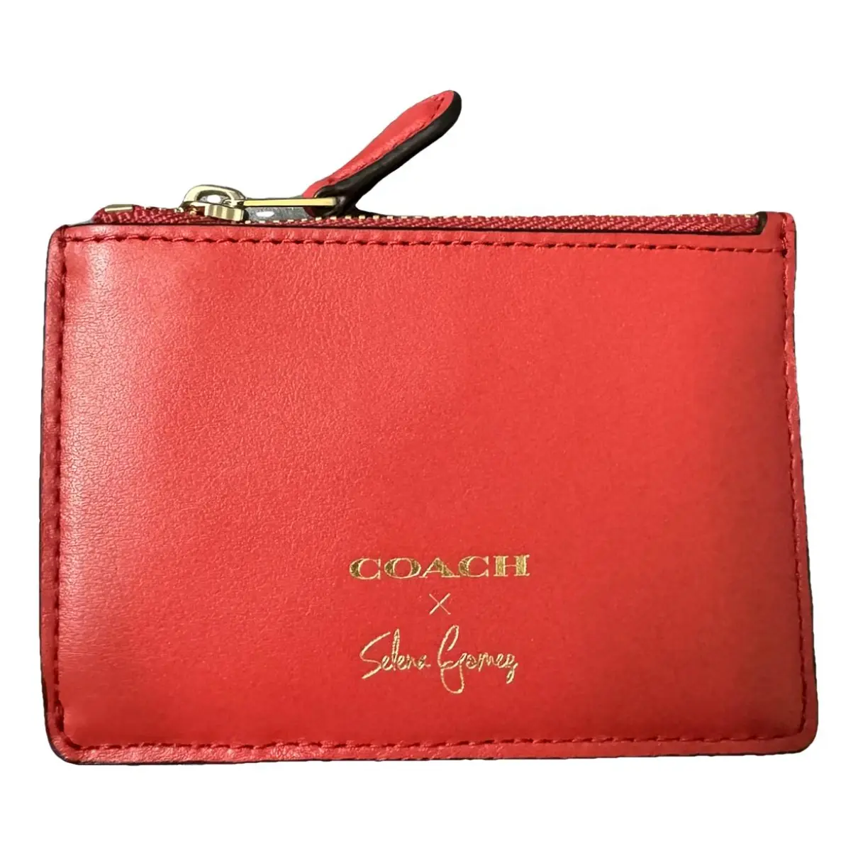 Leather card wallet Coach