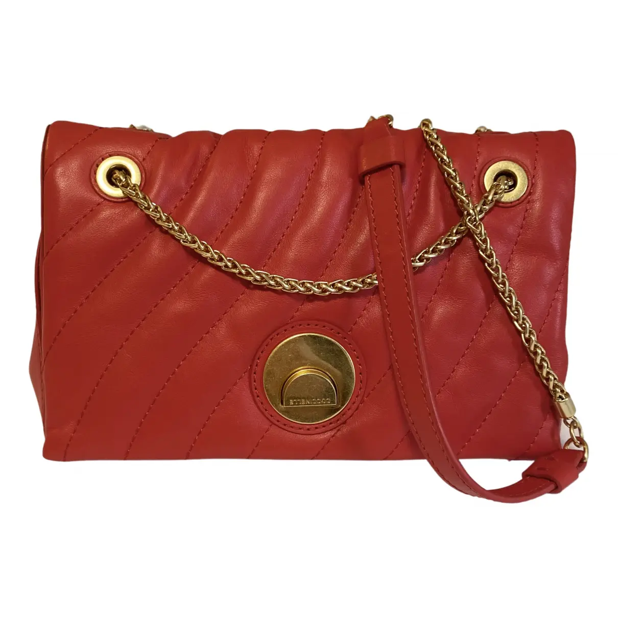 Leather handbag Coccinelle