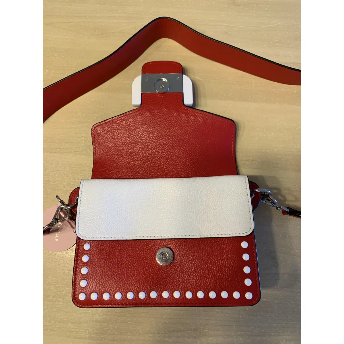 Leather crossbody bag Coccinelle