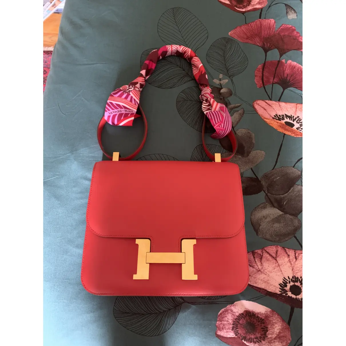 Constance leather crossbody bag Hermès