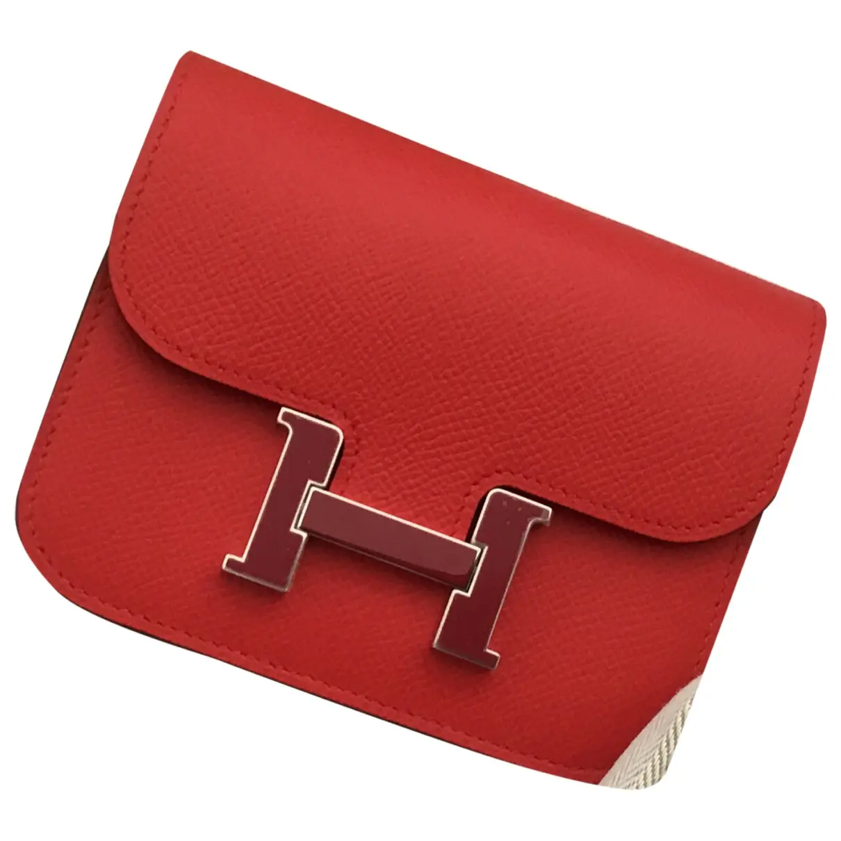 Constance Slim leather wallet Hermès