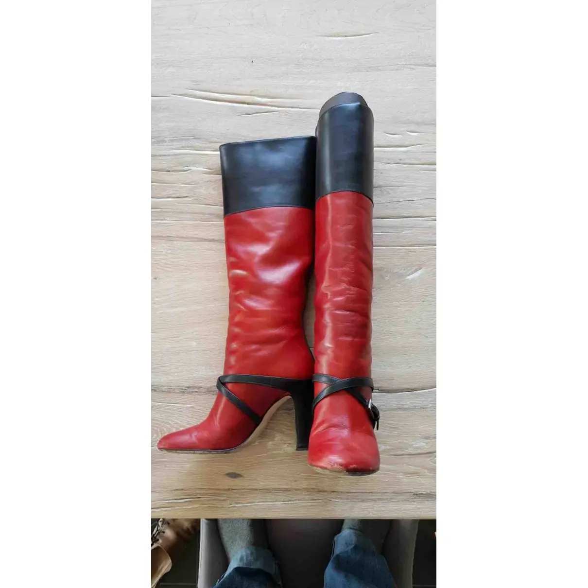 Dsquared2 Leather riding boots for sale