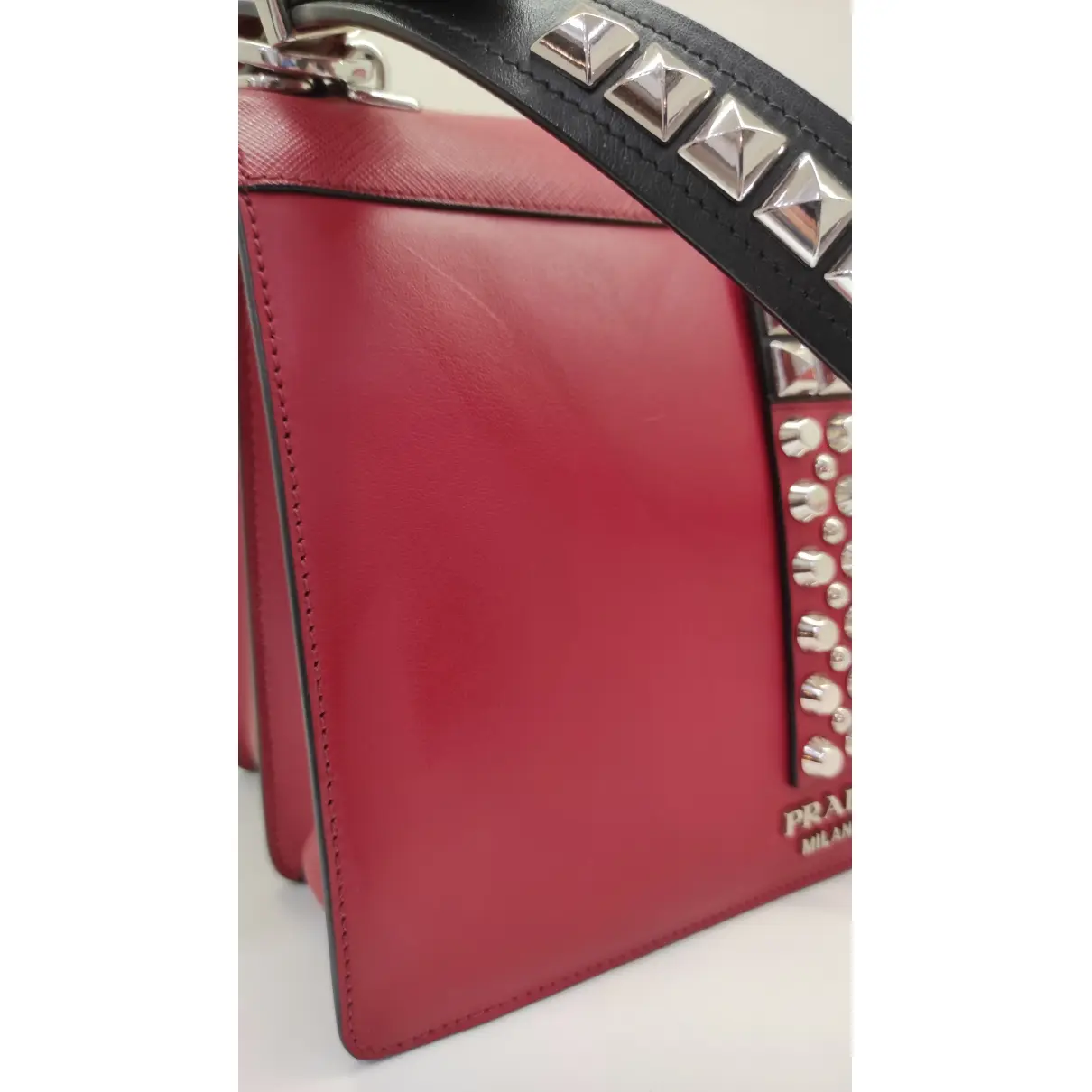 Elektra leather handbag Prada