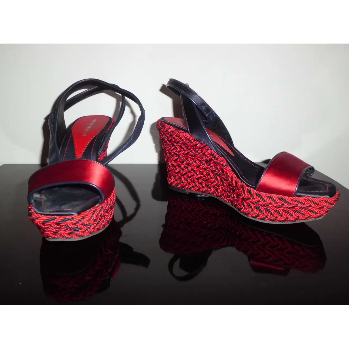 Buy Emporio Armani Leather sandals online