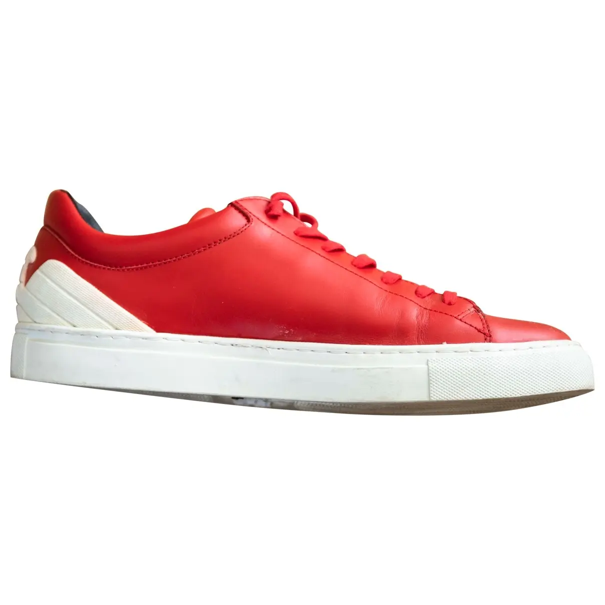 Leather low trainers Emporio Armani