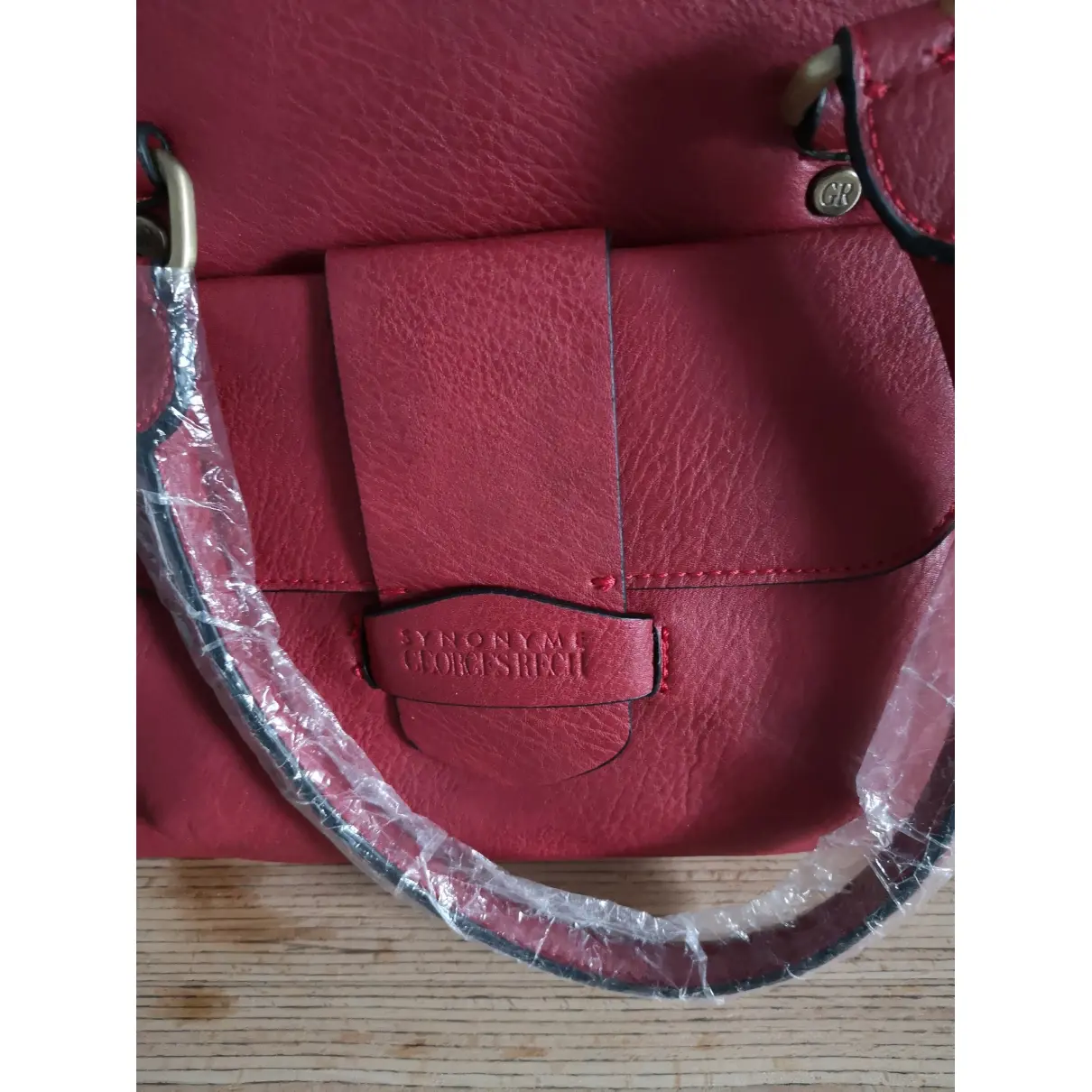 Leather crossbody bag Georges Rech