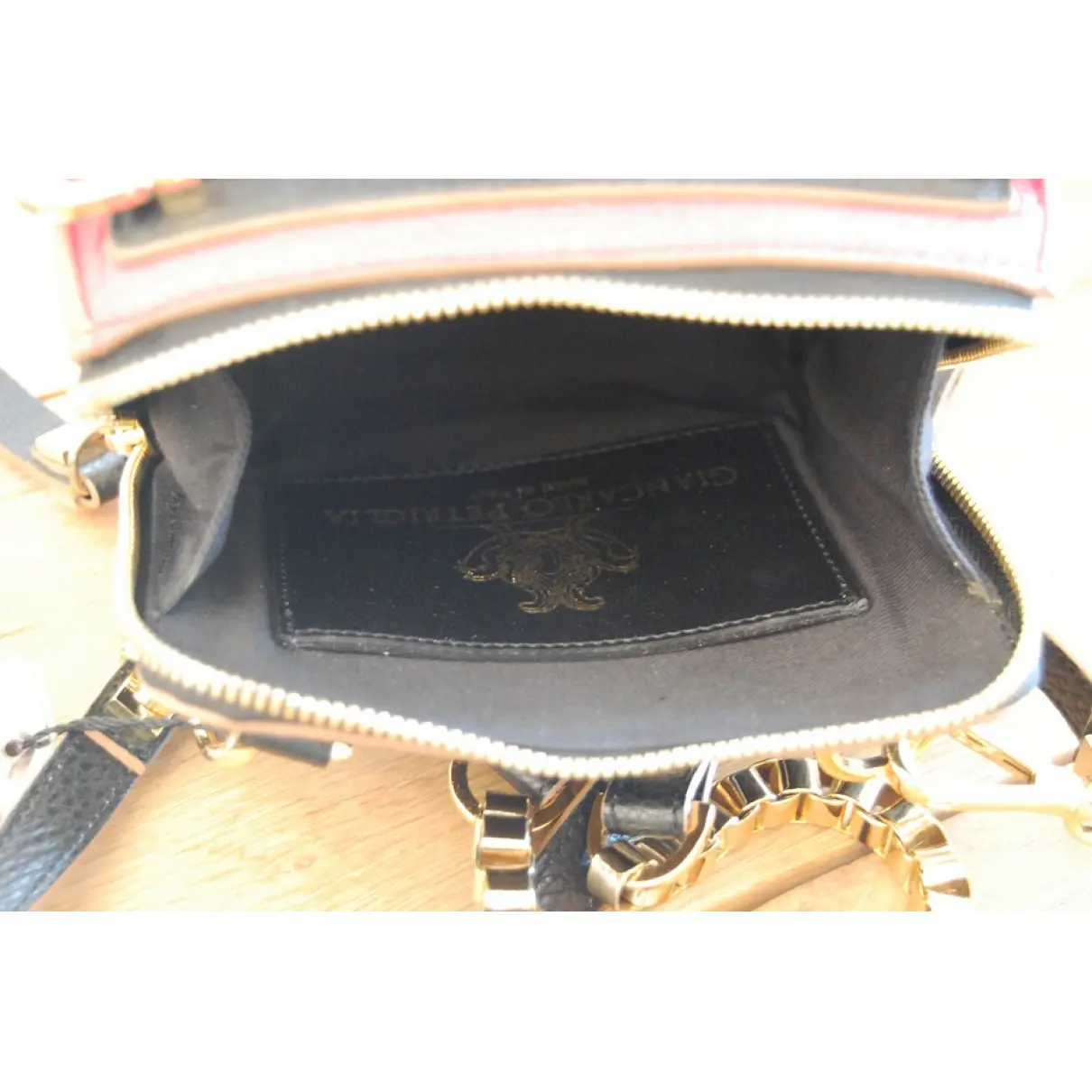 Leather bag Giancarlo Petriglia