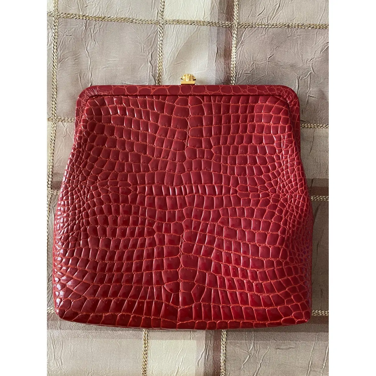 Gianni Versace Leather clutch bag for sale - Vintage
