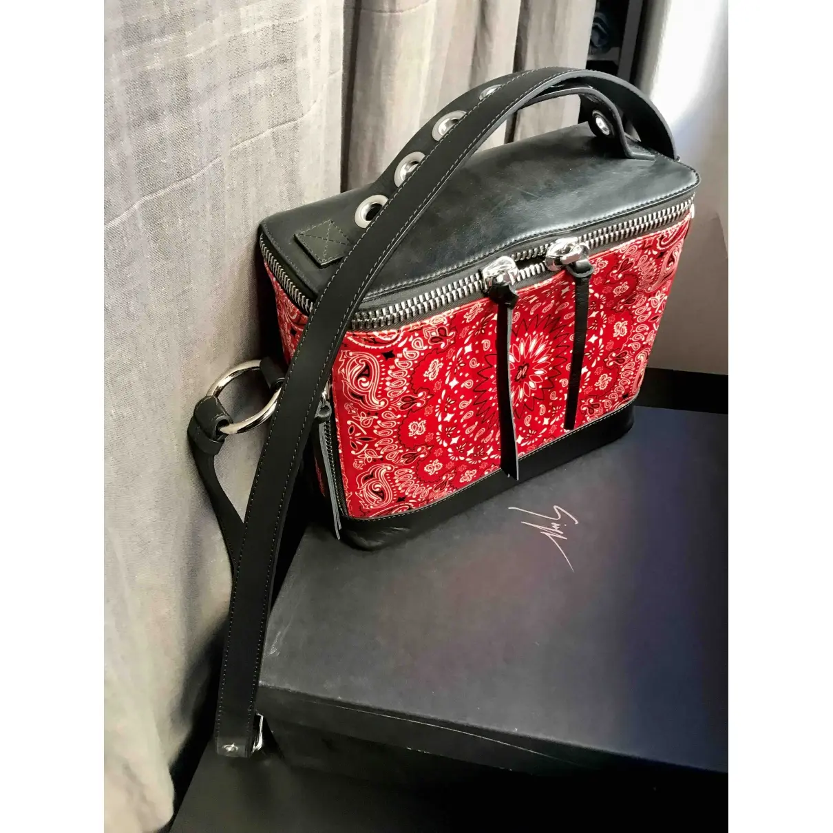 Leather handbag Giuseppe Zanotti