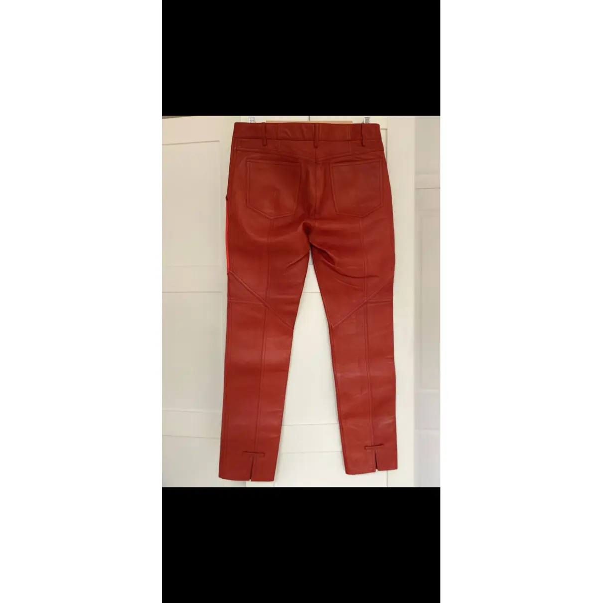 Buy Givenchy Leather trousers online