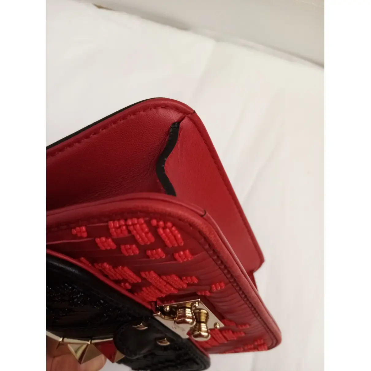 Glam Lock leather mini bag Valentino Garavani