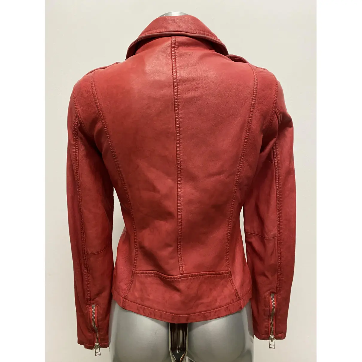 Buy Goosecraft Leather biker jacket online