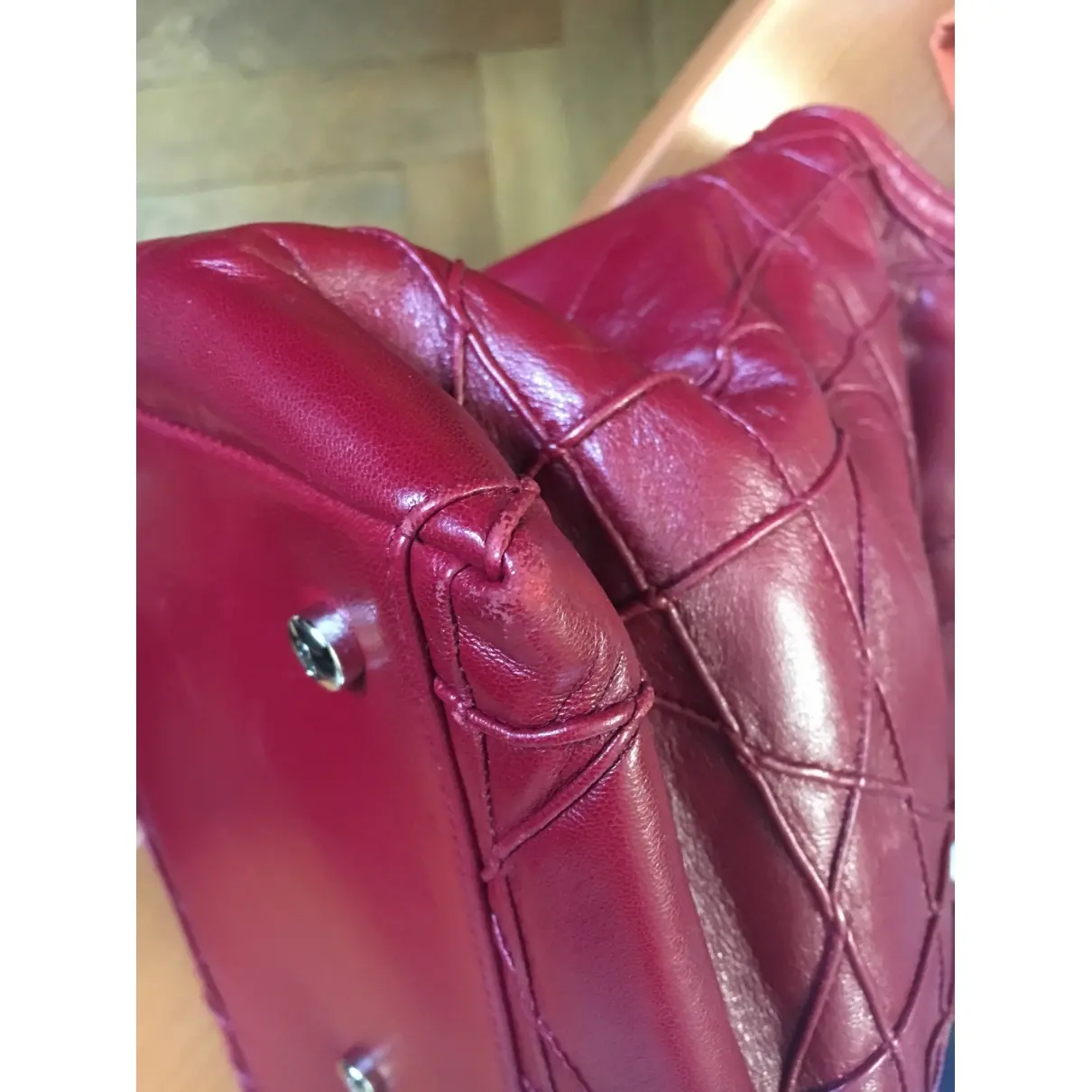 Buy Dior Granville leather handbag online