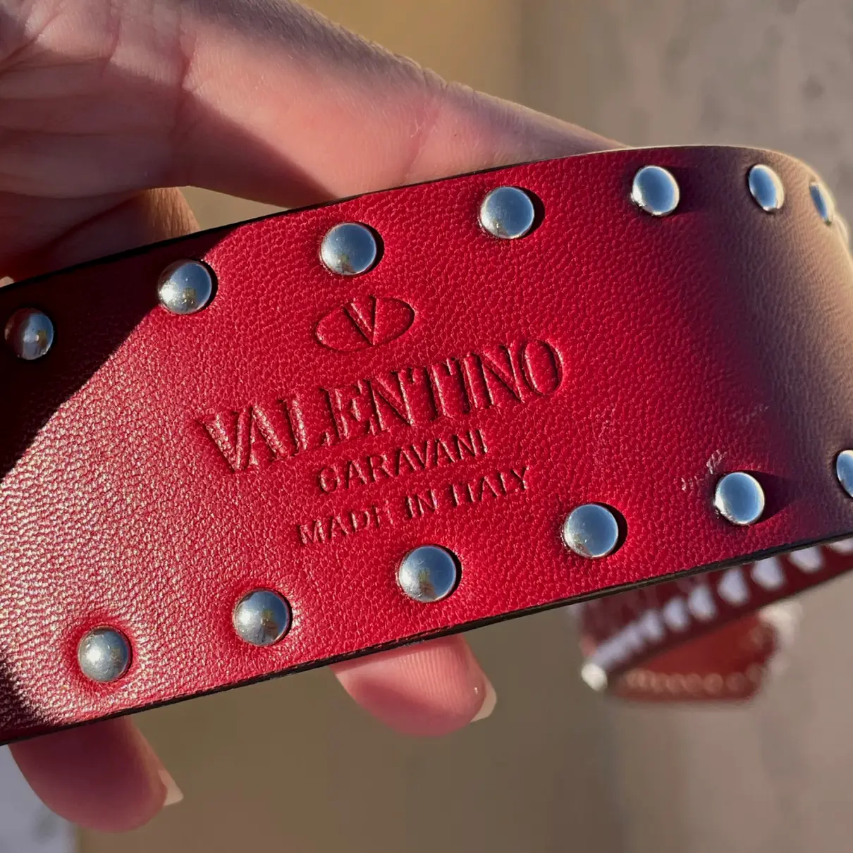 Guitar Rockstud leather purse Valentino Garavani
