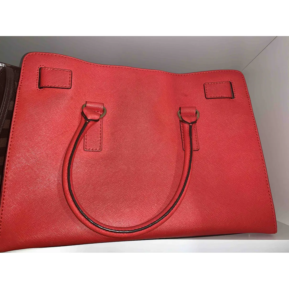 Buy Michael Kors Hamilton leather handbag online