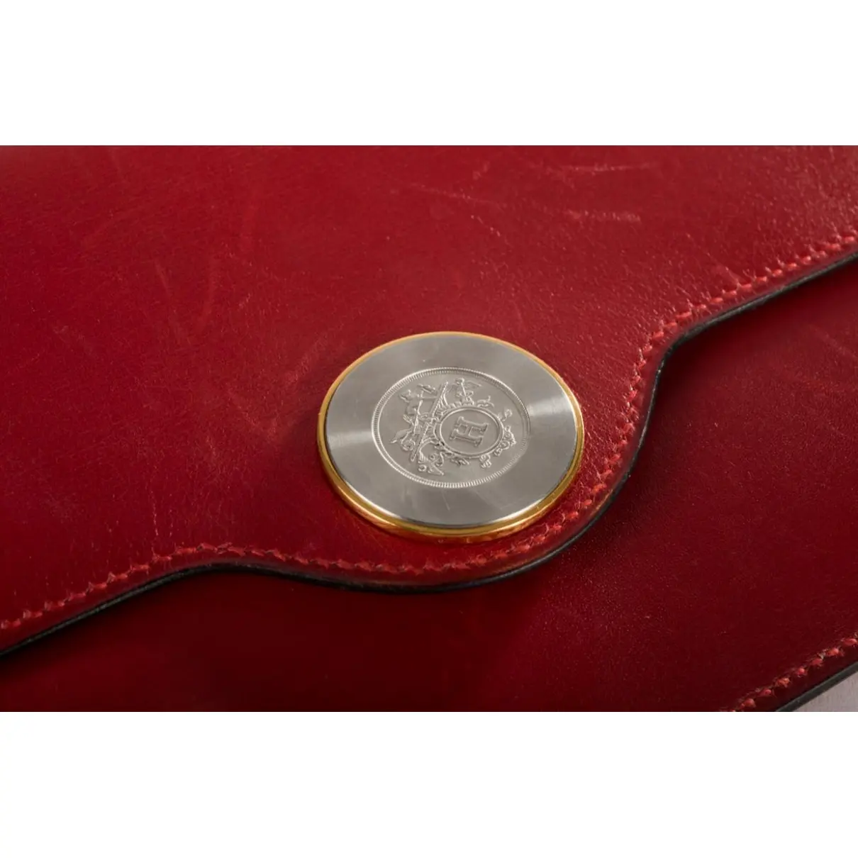 Buy Hermès Leather clutch bag online - Vintage
