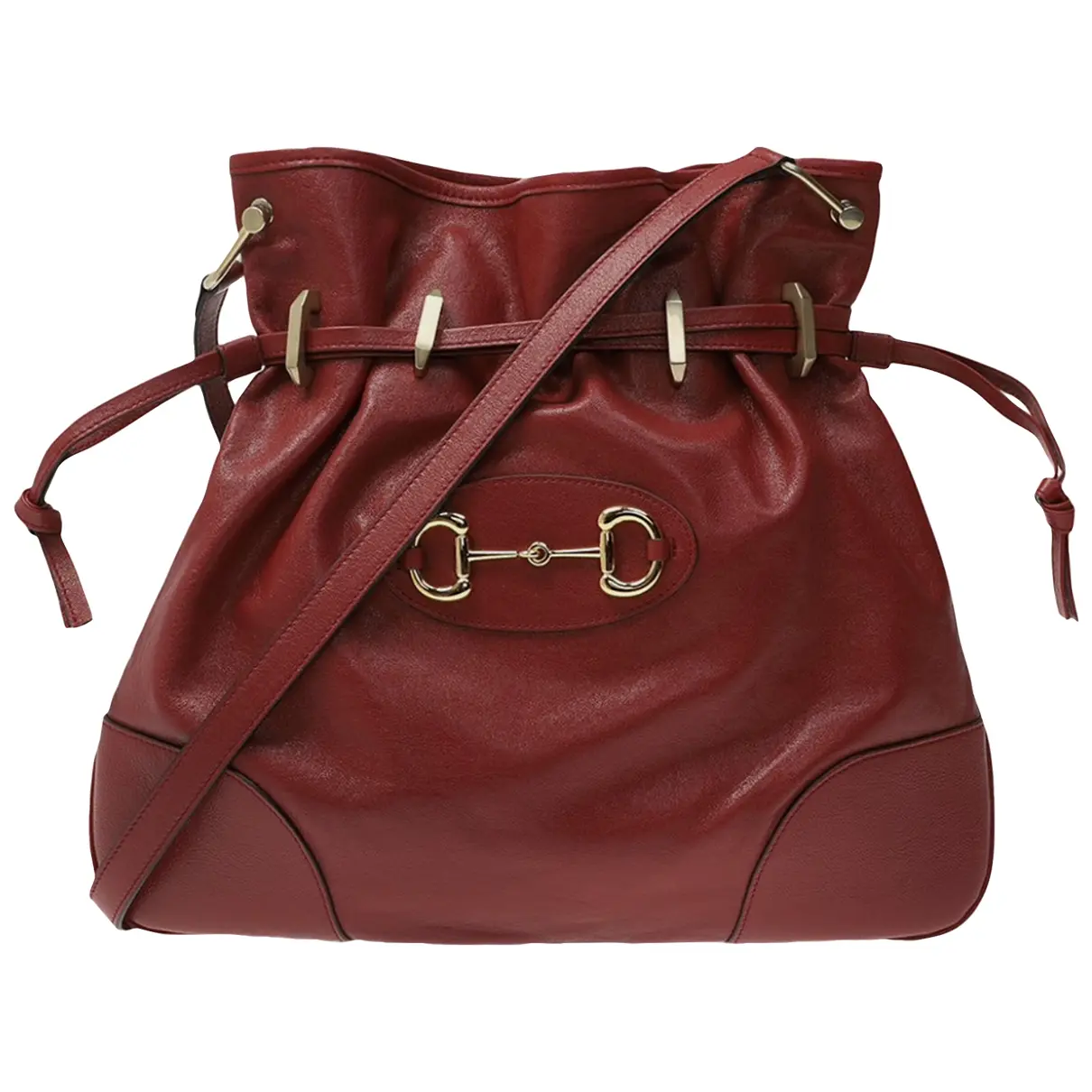 Horsebit 1955 Messenger leather handbag