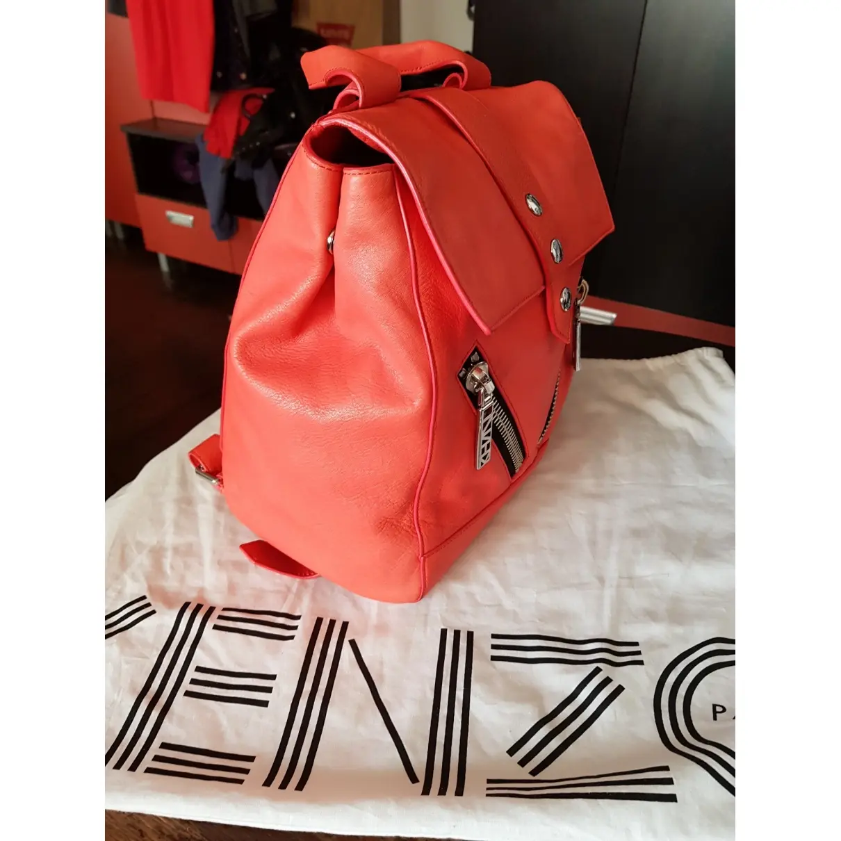 Buy Kenzo Kalifornia leather backpack online