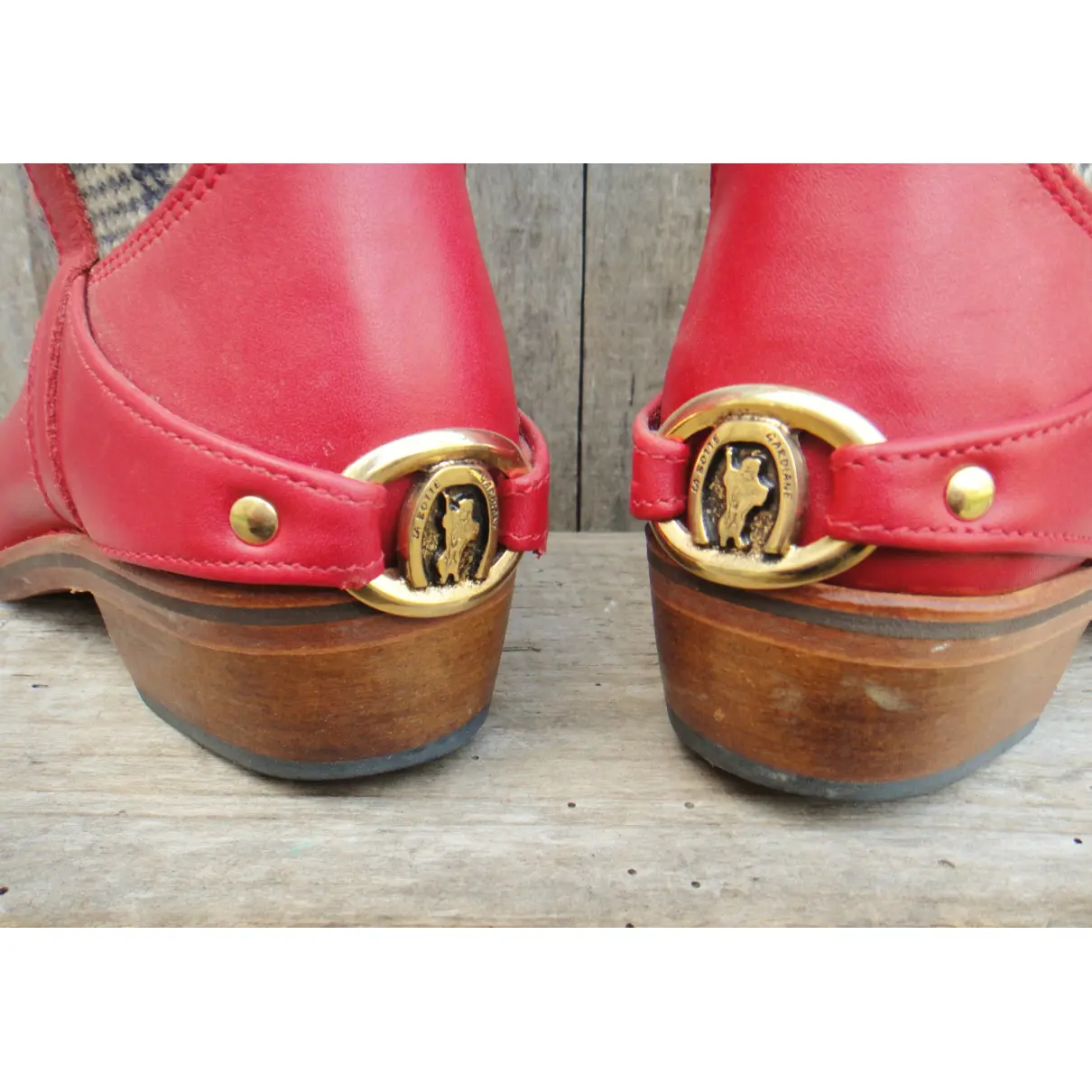 Leather western boots La Botte Gardiane